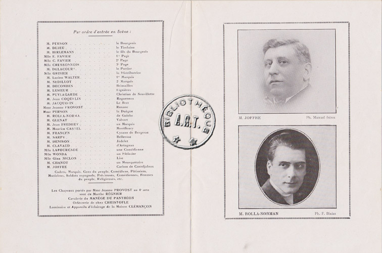 Les programmes de Théatre de l\