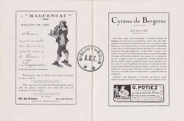 Les programmes de Théatre de l\