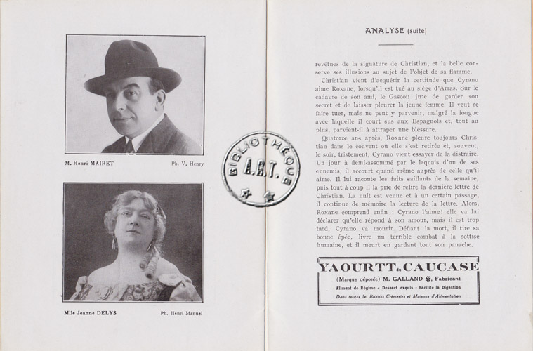 Les programmes de Théatre de l\