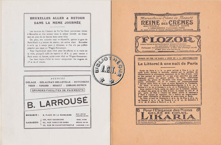 Les programmes de Théatre de l\