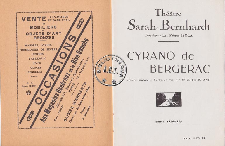 Les programmes de Théatre de l\