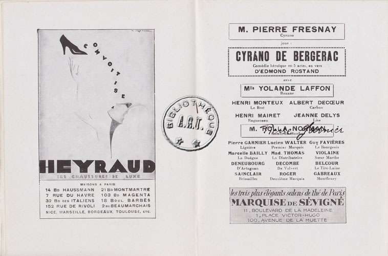Les programmes de Théatre de l\