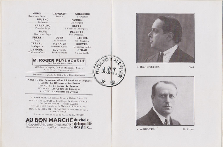 Les programmes de Théatre de l\