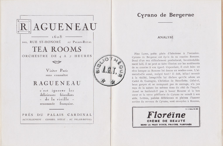 Les programmes de Théatre de l\