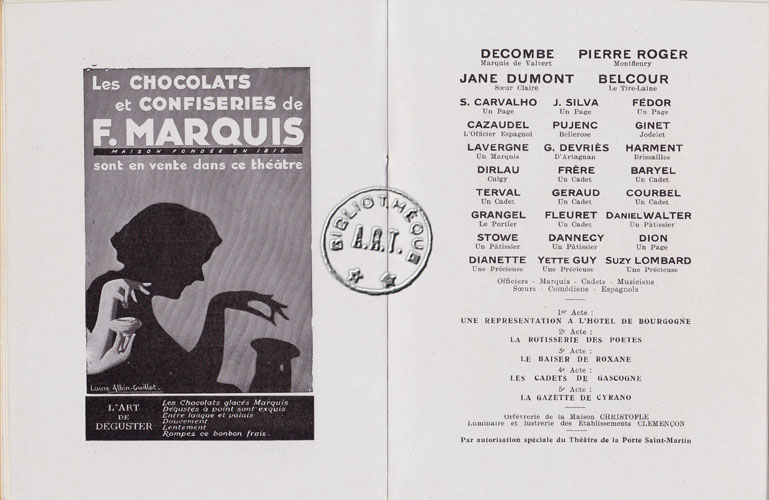 Les programmes de Théatre de l\