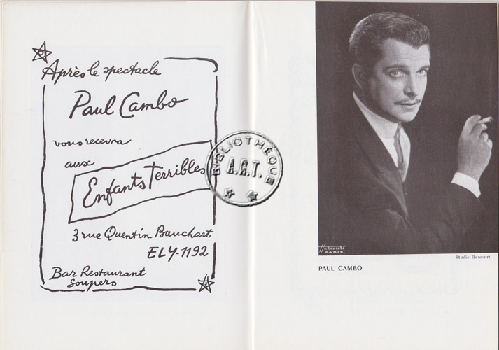 Les programmes de Théatre de l\