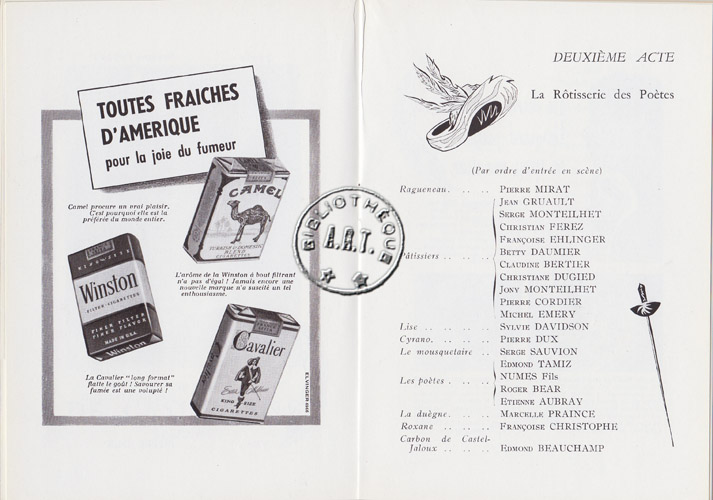 Les programmes de Théatre de l\