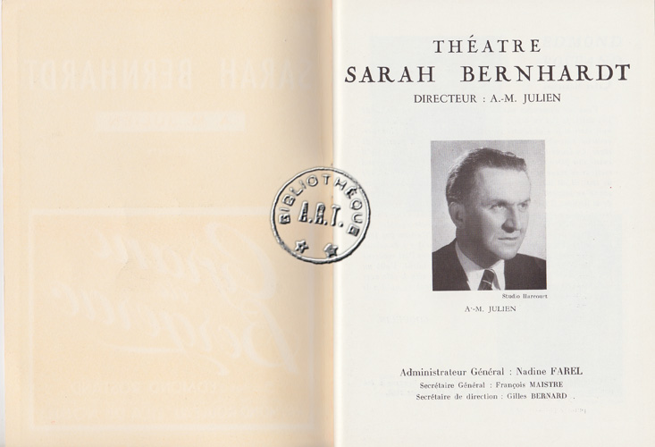 Les programmes de Théatre de l\