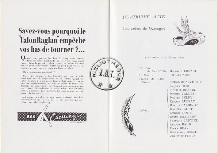 Les programmes de Théatre de l\