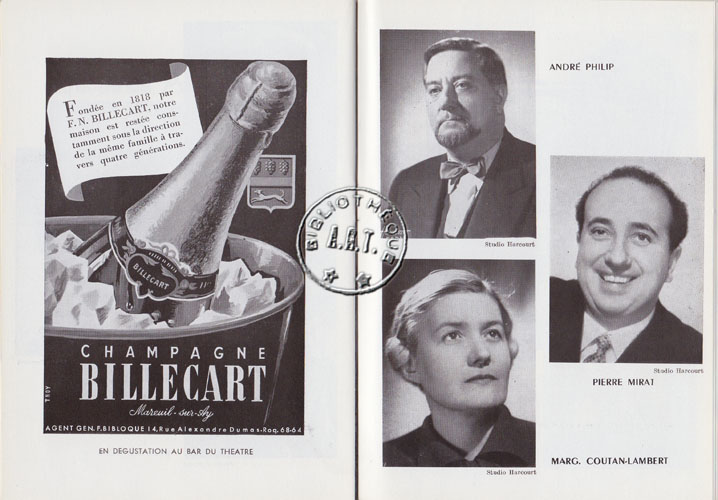 Les programmes de Théatre de l\