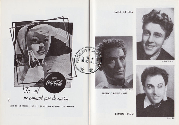 Les programmes de Théatre de l\