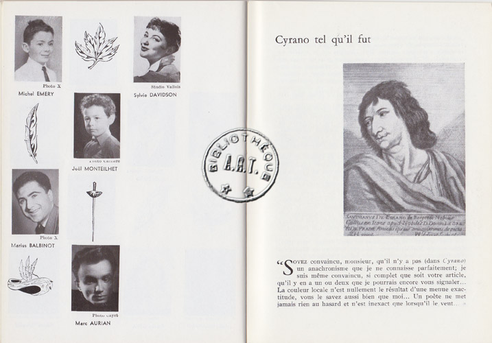 Les programmes de Théatre de l\