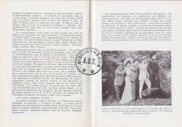 Les programmes de Théatre de l\