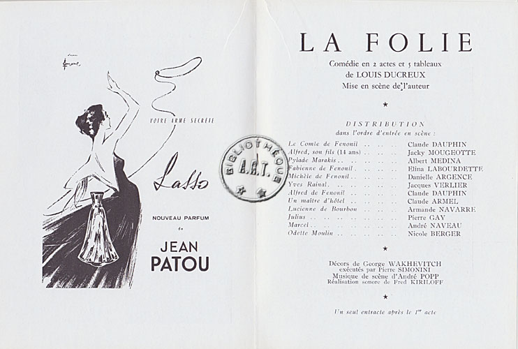 Les programmes de Théatre de l\