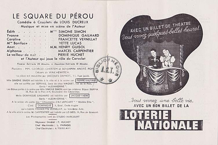 Les programmes de Théatre de l\