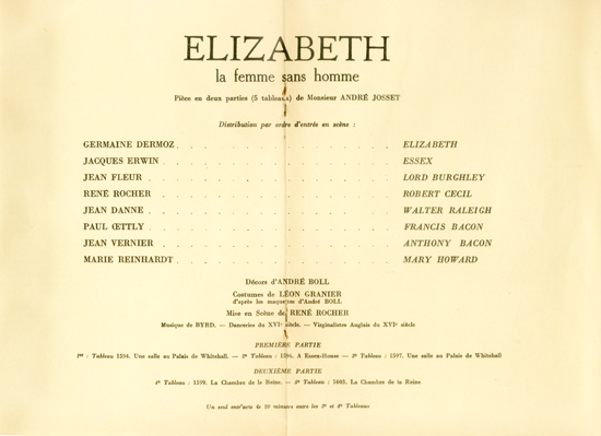 Les programmes de Théatre de l\