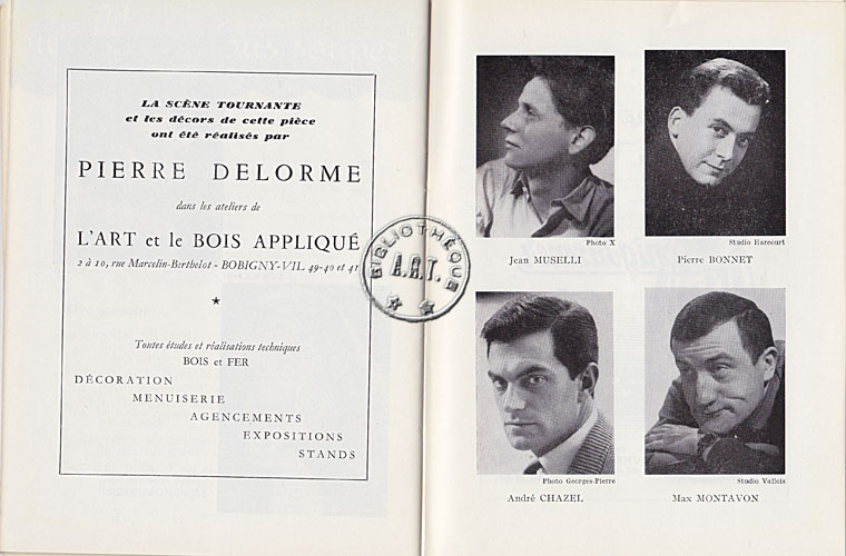 Les programmes de Théatre de l\