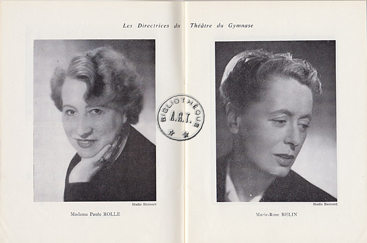 Les programmes de Théatre de l\
