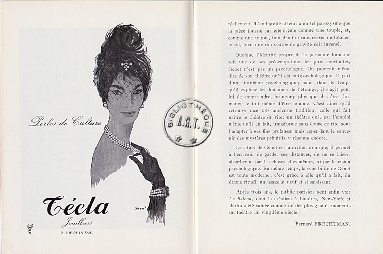 Les programmes de Théatre de l\