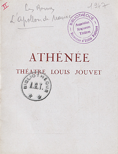 Les programmes de Théatre de l\