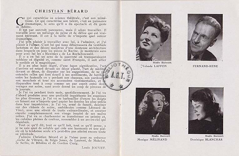 Les programmes de Théatre de l\