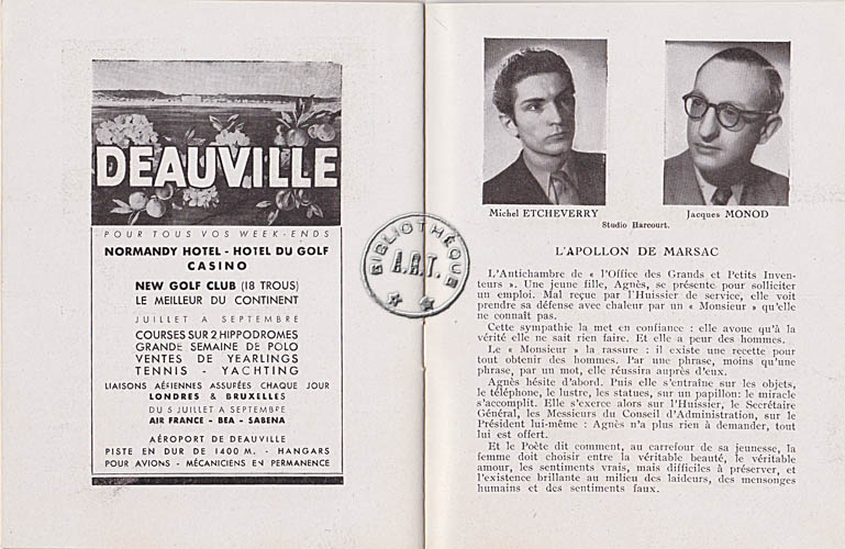 Les programmes de Théatre de l\