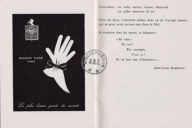 Les programmes de Théatre de l\