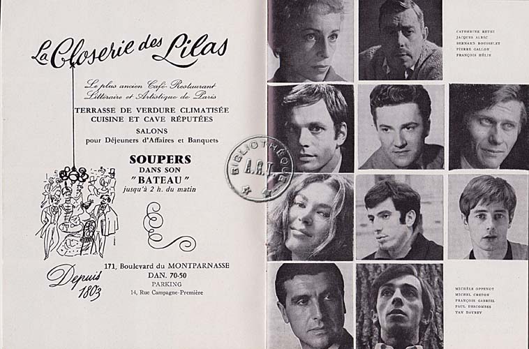 Les programmes de Théatre de l\