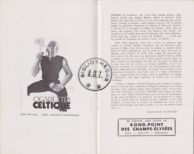 Les programmes de Théatre de l\
