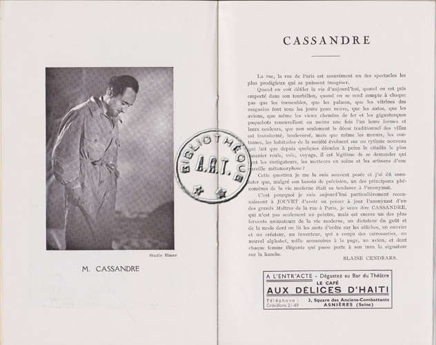 Les programmes de Théatre de l\