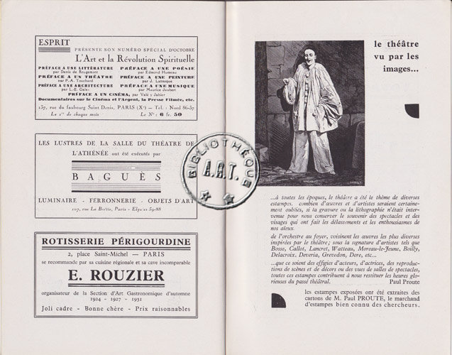 Les programmes de Théatre de l\
