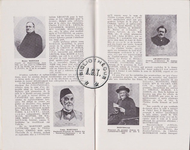 Les programmes de Théatre de l\