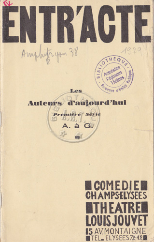 Les programmes de Théatre de l\