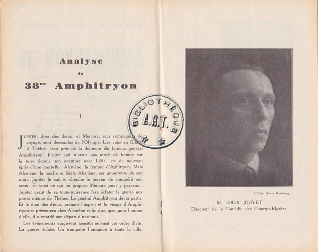 Les programmes de Théatre de l\
