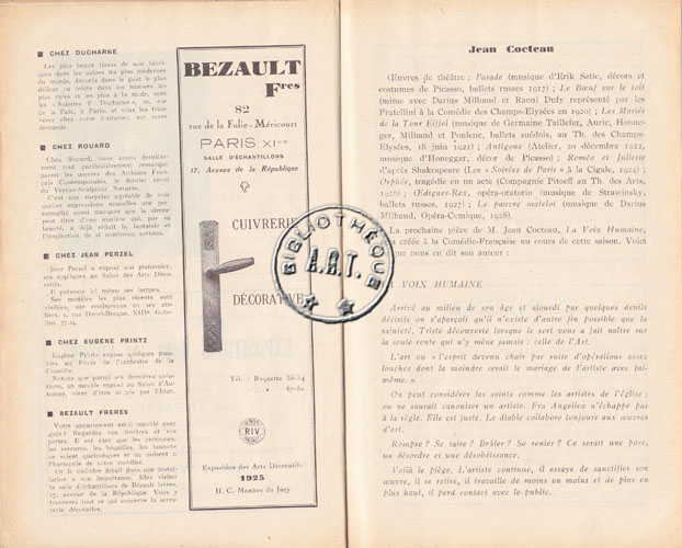 Les programmes de Théatre de l\