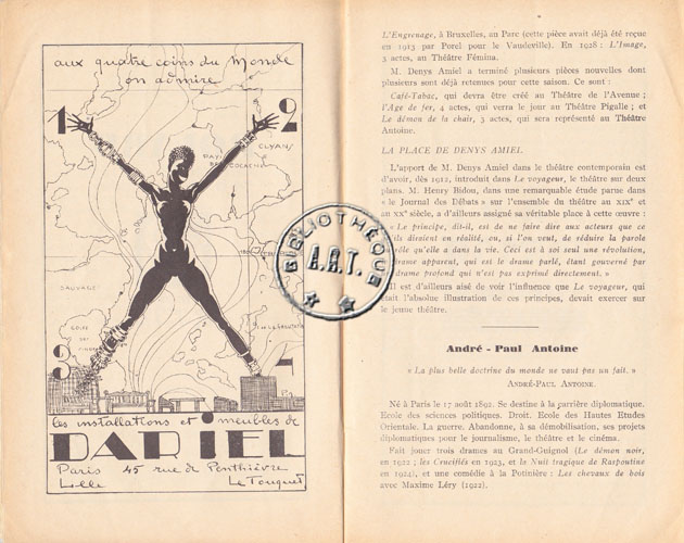 Les programmes de Théatre de l\