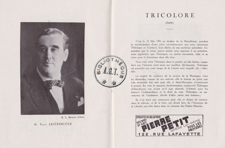 Les programmes de Théatre de l\