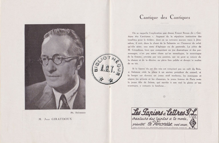 Les programmes de Théatre de l\
