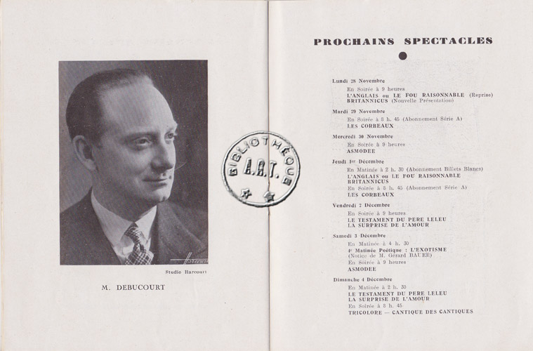 Les programmes de Théatre de l\