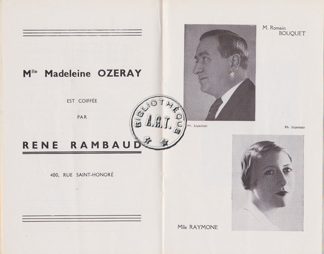 Les programmes de Théatre de l\