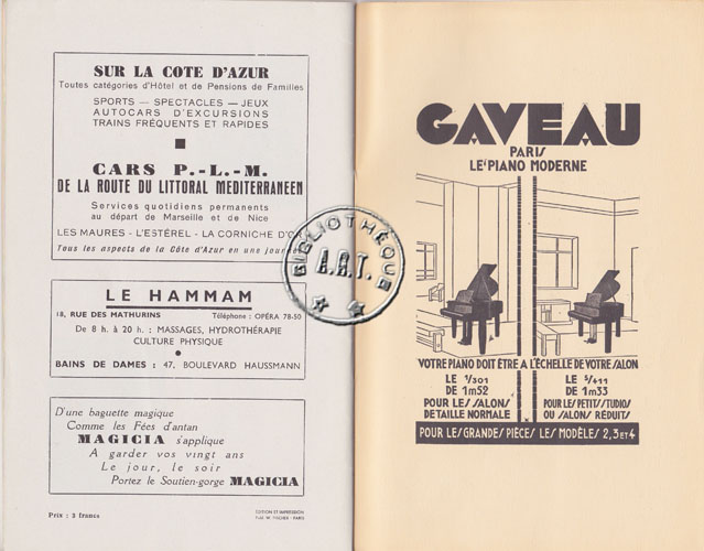 Les programmes de Théatre de l\