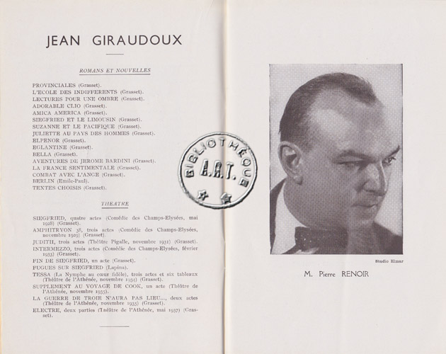 Les programmes de Théatre de l\