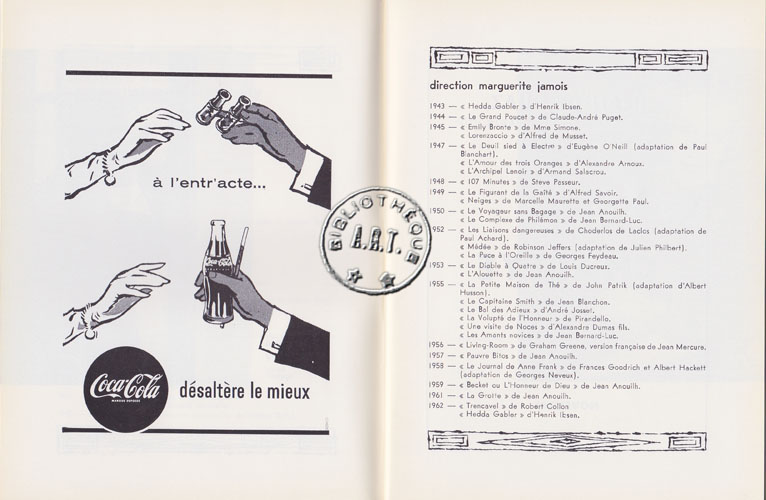 Les programmes de Théatre de l\