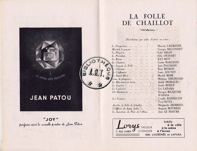 Les programmes de Théatre de l\