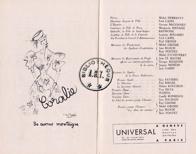 Les programmes de Théatre de l\