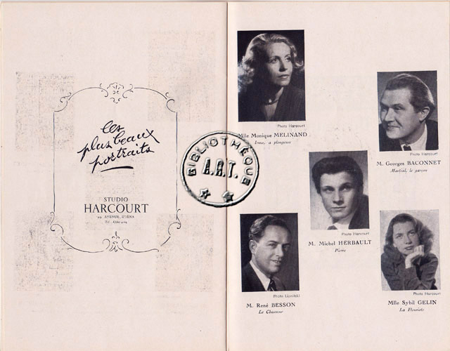 Les programmes de Théatre de l\