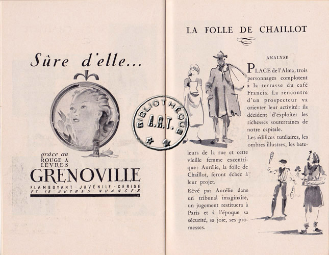 Les programmes de Théatre de l\