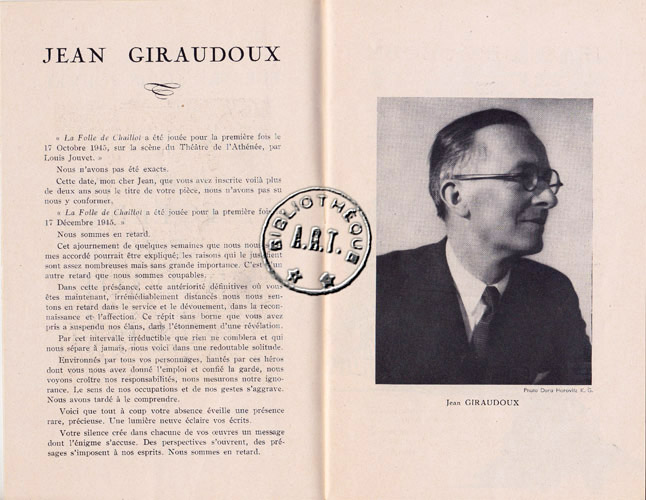 Les programmes de Théatre de l\