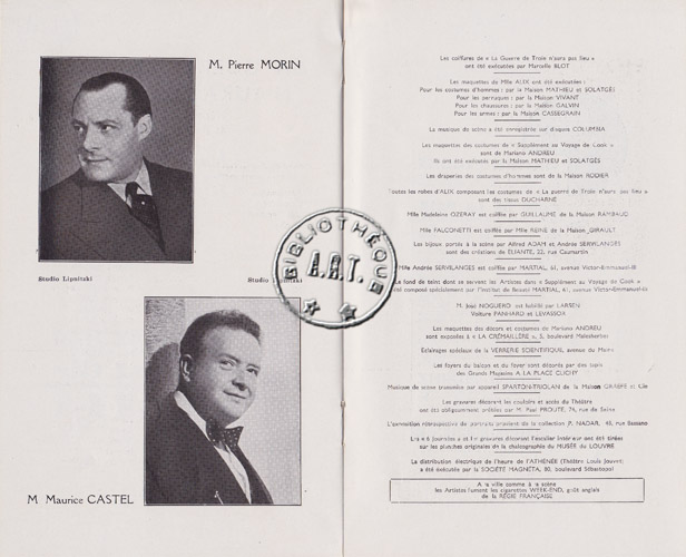 Les programmes de Théatre de l\