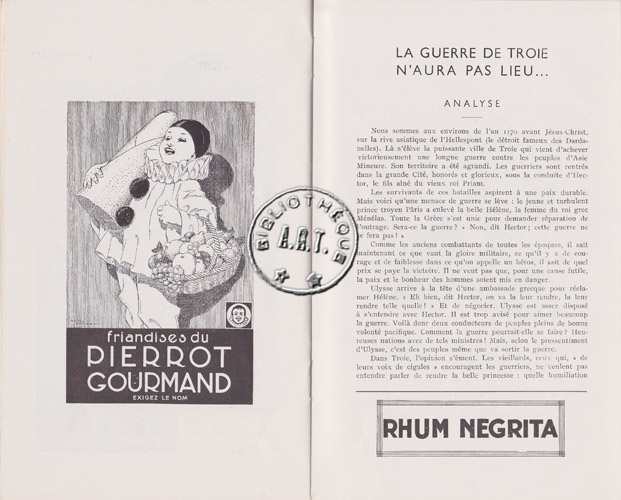 Les programmes de Théatre de l\